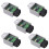 5Stk Motorbike Voltage Stabilizer 4 Pin Aluminium Plug Regulator 1
