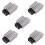 5Stk Motorbike Voltage Stabilizer 4 Pin Aluminium Plug Regulator 4
