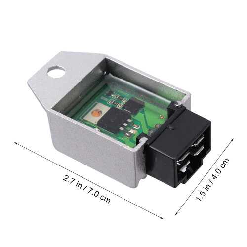 5Stk Motorbike Voltage Stabilizer 4 Pin Aluminium Plug Regulator 1