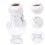 2St Draagbare Resin Penhouder Wit Voor Kinderen En 2