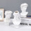2St Draagbare Resin Penhouder Wit Voor Kinderen En 8
