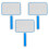 3Stk Einseitige Leere Handhaltbare Punktzahltafeln Whiteboards 7