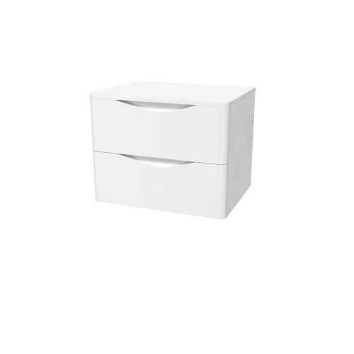 NES Home Nes Home White 600mm Bathroom Wall Hung Vanity With Worktop 2
