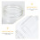 50Stk 20Ml Transparente Glasfläschchen Mit Deckeln Für 7