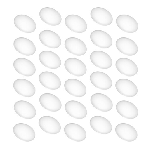 100Pièces Patch En Verre Ovale Domes Cristal Décoration DIY 1