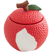 lychee-shaped sealed ceramic tea jar with lid for kitchen storage