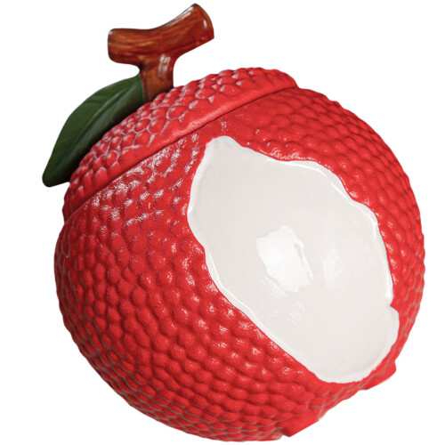 lychee-shaped sealed ceramic tea jar with lid for kitchen storage 2