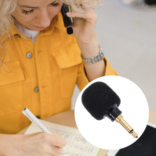 Zwart Draagbaar Microfoon Met Goudlaag Voor Live Streaming 1