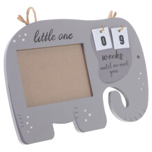 Sonogramm Fotohalter Baby Meilenstein Tafel Elefanten Design