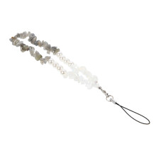 Crystal Beads Mobile Phone Chain Pearl Wrist Strap Lanyard