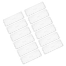 12Pcs White PP Plastic Plant Saucers Durable Plant Trays for Home Use
