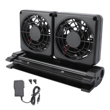 2 Fan Mini Wärmeableitung Und Kühlventilator Für Aquarium