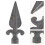 Fence Topper Topper Torabschluss Außenzaun Abschlussstab 7