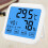 Digitaler Touchscreen Hygrometer Innenraum Weiß 6
