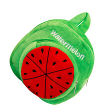 Cartoon Plüsch Rucksack Mit Wassermelonenmuster Für
