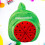 Cartoon Plüsch Rucksack Mit Wassermelonenmuster Für 9
