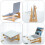Laptopständer Notebook Halter Büro Holzriser 11