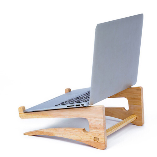 Laptopständer Notebook Halter Büro Holzriser 1