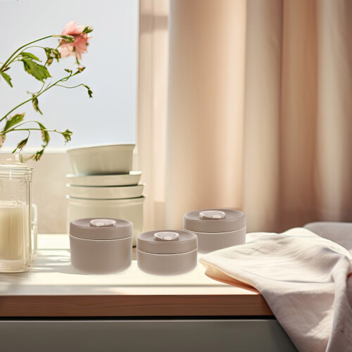 3Stk Stapelbare Bento Box Mit Isoliertem Thermobehälter Set 2
