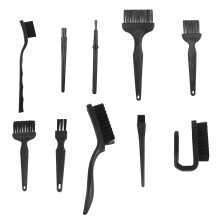 Computer Reinigungs Bürste Praktisches Design Schwarz 10er Set