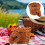 Brown Plastic Elephant Woven Snack Basket for Home and Kitchen 3