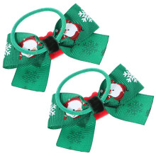 2Stk Weihnachts Haarband Schluppen Haargummi Für Silvester