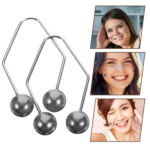2 Paar Dimple Makers Gesichtstrainer Für Ein 2