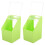2St Hangende Duifvoeder Plastic Lichtgroen 1