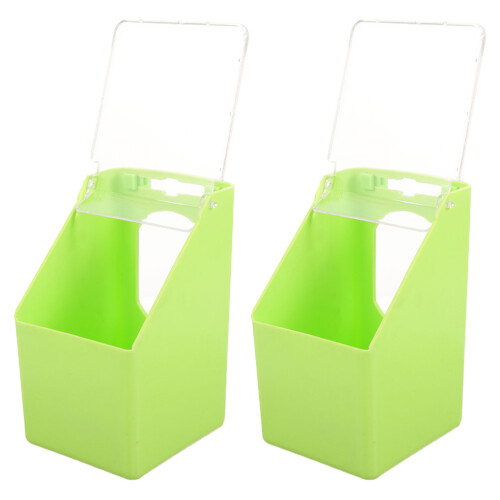 2St Hangende Duifvoeder Plastic Lichtgroen