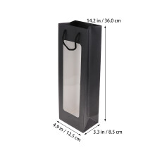 12Stk Einzelne Rotwein Kraftpapier Mit