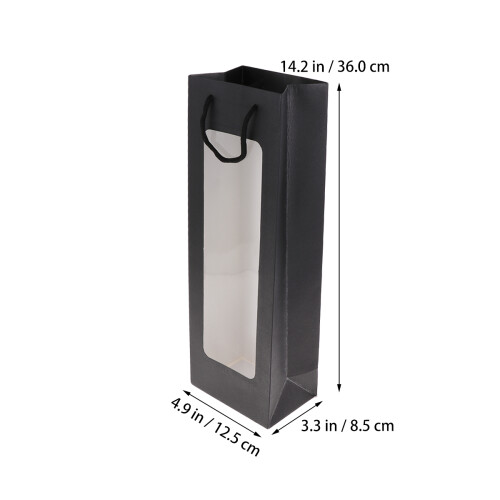 12Stk Einzelne Rotwein Kraftpapier Mit