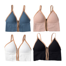 4St Dames Sportief Nylon Vest Zwart Mouwloos Fashion Tight Camisole