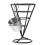 1 Set Stand Snack Display Mit Sauce Becher 1