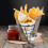 1 Set Stand Snack Display Mit Sauce Becher 5