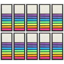 10 Haftnotizen Lesezeichen Farbige Notiztabs Bürobedarf