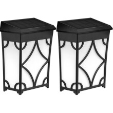2Stk Solarlicht Für Den Außenbereich Warmes Licht Gartenlampe