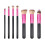 7Teiliges Make-up- -Set Mit Holzgriff Und Nylonborsten 1