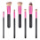 7Teiliges Make-up- -Set Mit Holzgriff Und Nylonborsten 3