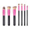 7Teiliges Make-up- -Set Mit Holzgriff Und Nylonborsten 6