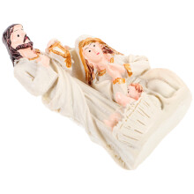 Heilige Figur Harz Krippe Jesus Statue Für Desktop