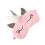 Unicorn Design Schlafmaske Rosa 1