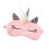 Unicorn Design Schlafmaske Rosa 3