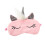 Unicorn Design Schlafmaske Rosa 2