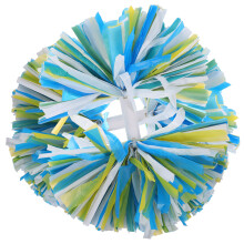 2Stk Bunte Cheerleading Pom Poms Aus Langlebigem Pet Pe Für Auftritte