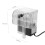 1 Set Aquarium Miniwasserfallfilter Hängend Sauerstoffpumpe EU 2