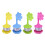 4Stk. Premium Silikon Blumen Tee Infuser Mit Tropfschale 9