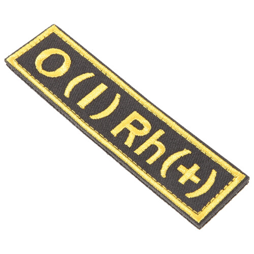 O Blood Type Arm Patch Dekoratives Kleidungsabzeichen 1