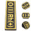O Blood Type Arm Patch Dekoratives Kleidungsabzeichen 10
