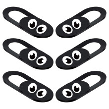 6St Laptop Webcam Cover Notebook Schutz Schwarz
