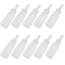 10 Sets Lammtrinkflasche Milchflasche für Nutztiere Mit Saugnäpfen